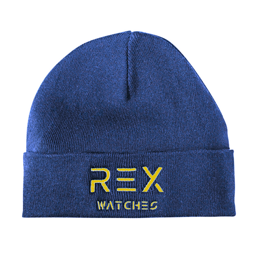 Blue Gold Beanie