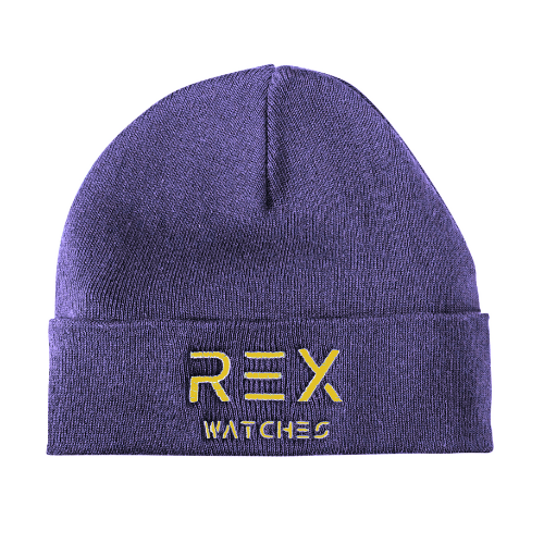 Purple Gold Beanie