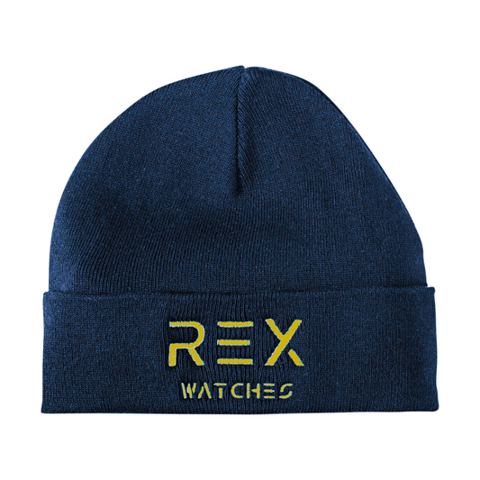 Navy/Gold Beanie